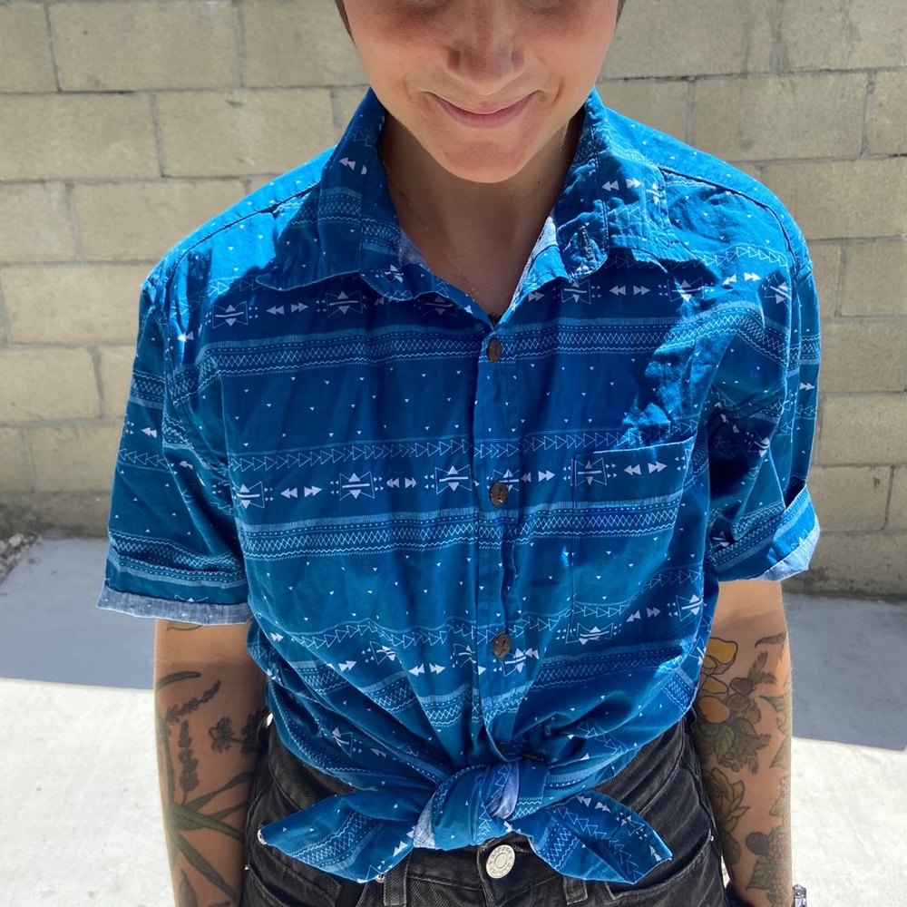 Blue Button Down Shirt